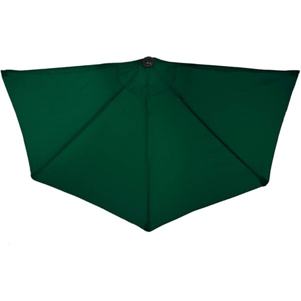Umbrela balcon/terasa, semirotunda, verde, 270 cm - imagine 6