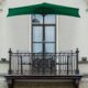 Umbrela balcon/terasa, semirotunda, verde, 270 cm - imagine 4