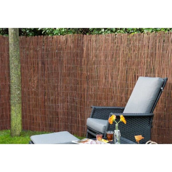 Gard gradina/paravan din rachita naturala, 5x2 m - imagine 10