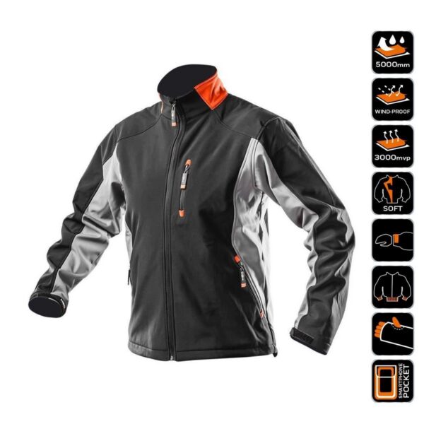 Geaca de lucru softshell, model Outdoor, marimea S/48, NEO - imagine 7