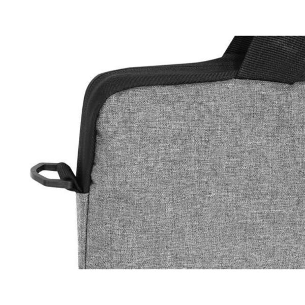 Geanta pentru laptop 39 X 29 cm, buzunar suplimentar, Gri - imagine 3