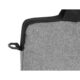 Geanta pentru laptop 39 X 29 cm, buzunar suplimentar, Gri - imagine 3
