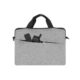 Geanta pentru laptop 39 X 29 cm, buzunar suplimentar, Gri - imagine 6