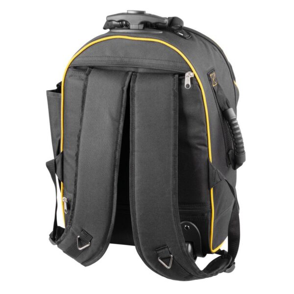Geanta scule tip ghiozdan, cu maner telescopic, roti, textil, max 20 kg, 36x25x54 cm, Strend Pro - imagine 4