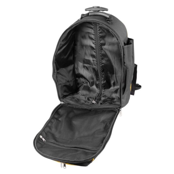Geanta scule tip ghiozdan, cu maner telescopic, roti, textil, max 20 kg, 36x25x54 cm, Strend Pro - imagine 6