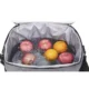Geanta termica pentru picnic si plaja Trizard, 20 L, izolatie EVA, impermeabila, gri - imagine 5