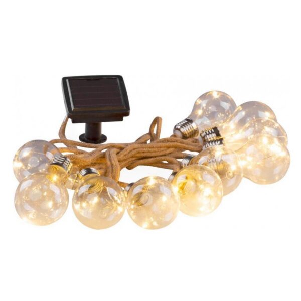 Ghirlanda solara, Strend Pro, tip sirag, de 10 becuri LED, 3.8 m - imagine 3