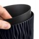 Ghiveci decorativ de flori, rotund, antracit, 7.9 L, 26.2x22.2 cm, Sandy Round - imagine 3