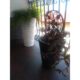 Ghiveci decorativ de flori, rotund, inalt, alb, 39x75 cm, Sand Slim - imagine 4