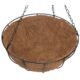 Ghiveci decorativ cu lant, rotund,​​​​​​​ nuca de cocos, 35x35x17 cm  - imagine 2