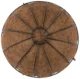Ghiveci decorativ cu lant, rotund,​​​​​​​ nuca de cocos, 35x35x17 cm  - imagine 6
