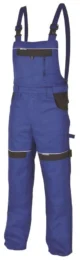 Pantaloni cu pieptar, albastru, marimea M/50 - imagine 3