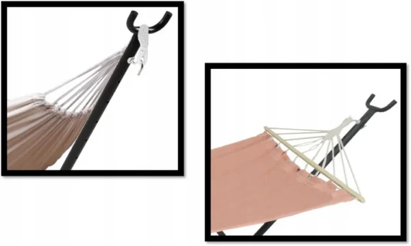 Suport hamac, max 150 kg, 260x107x100 cm - imagine 2