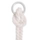 Leagan pentru copii, lemn, perna inima roz, 33.4x34.5x25 cm, Springos - imagine 2