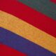 Hamac bumbac cu suport otel, husa, multicolor, dungi, 200x150 cm - imagine 2