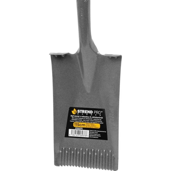 Harlet, cazma, drept, cu margini zimtate, maner fibra sticla, 115 cm, Strend Pro - imagine 5