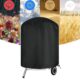 Husa protectie gratar gradina, rotund, impermeabila, neagra, 42x49 cm, Strend Pro - imagine 2
