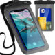 Husa telefon subacvatica impermeabila pentru telefon mobil (Universal), Negru