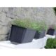 Jardiniera decorativa, antracit, 68.5x17.3x15 cm, Ratolla Case P  - imagine 3