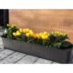 Jardiniera decorativa, antracit, 68.5x17.3x15 cm, Ratolla Case P  - imagine 4