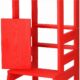 Inaltator multifunctional/ajutor de bucatarie pentru copii, ajustabil, lemn, rosu, 39x52x90 cm, Springos - imagine 11