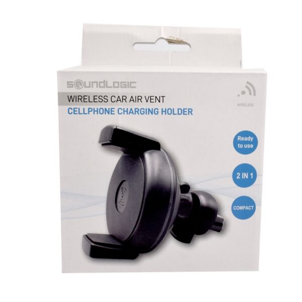Incarcator auto wireless SoundLogic, cu suport, negru - imagine 7