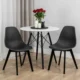 Scaun bucatarie/living, Artool, Kito, PP, lemn, negru, 46x54.5x80 cm - imagine 10