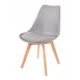 Scaun bucatarie/living, Artool, Mark, PP, lemn, gri, 49x42x82 cm - imagine 4