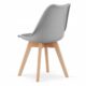Scaun bucatarie/living, Artool, Mark, PP, lemn, gri, 49x42x82 cm - imagine 6