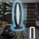 Lampa UV-C germicida cu dubla sterilizare, telecomanda si temporizator, UVCX, 38W - 60 mp - imagine 2