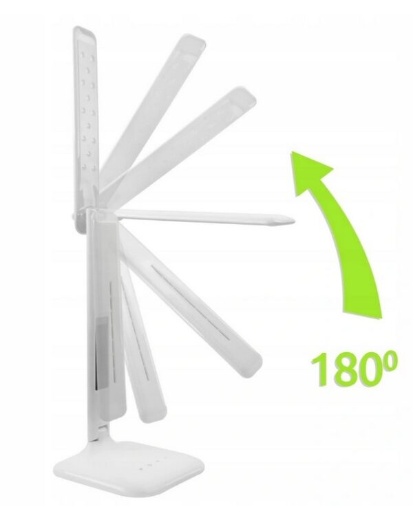 Lampa LED pentru birou cu display LCD 55 lm, 5W, 3 moduri iluminare, intensitate reglabila, termometru - imagine 8