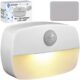Lampa LED wireless Izoxis, cu senzor de miscare, auto-off 20 sec, alimentare cu baterii, alb - imagine 2