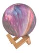 Lampa luna 3D 15 cm, MT Malatec, incarcare USB, 16 culori, telecomanda, suport lemn - imagine 6