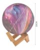 Lampa luna 3D 15 cm, MT Malatec, incarcare USB, 16 culori, telecomanda, suport lemn - imagine 12