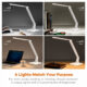 Lampa de birou Smart LED TaoTronics TT-DL02 control Touch, 4 moduri lumina, 14W, USB, Alba - imagine 8