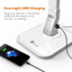 Lampa de birou Smart LED TaoTronics TT-DL02 control Touch, 4 moduri lumina, 14W, USB, Alba - imagine 4