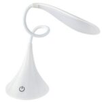 Lampa de birou cu led si control tactil, 3 trepte de intensitate, alba