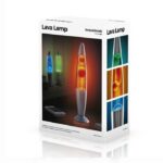 Lampa decorativa cu lava Magma InnovaGoods Home Design, rosu, 25W