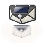 Lampa solara 100 LED-uri, senzor de miscare, senzor de lumina, 7W
