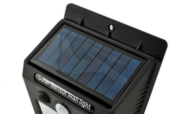 Lampa solara 20 LED-uri, senzor de miscare, senzor lumina - imagine 5