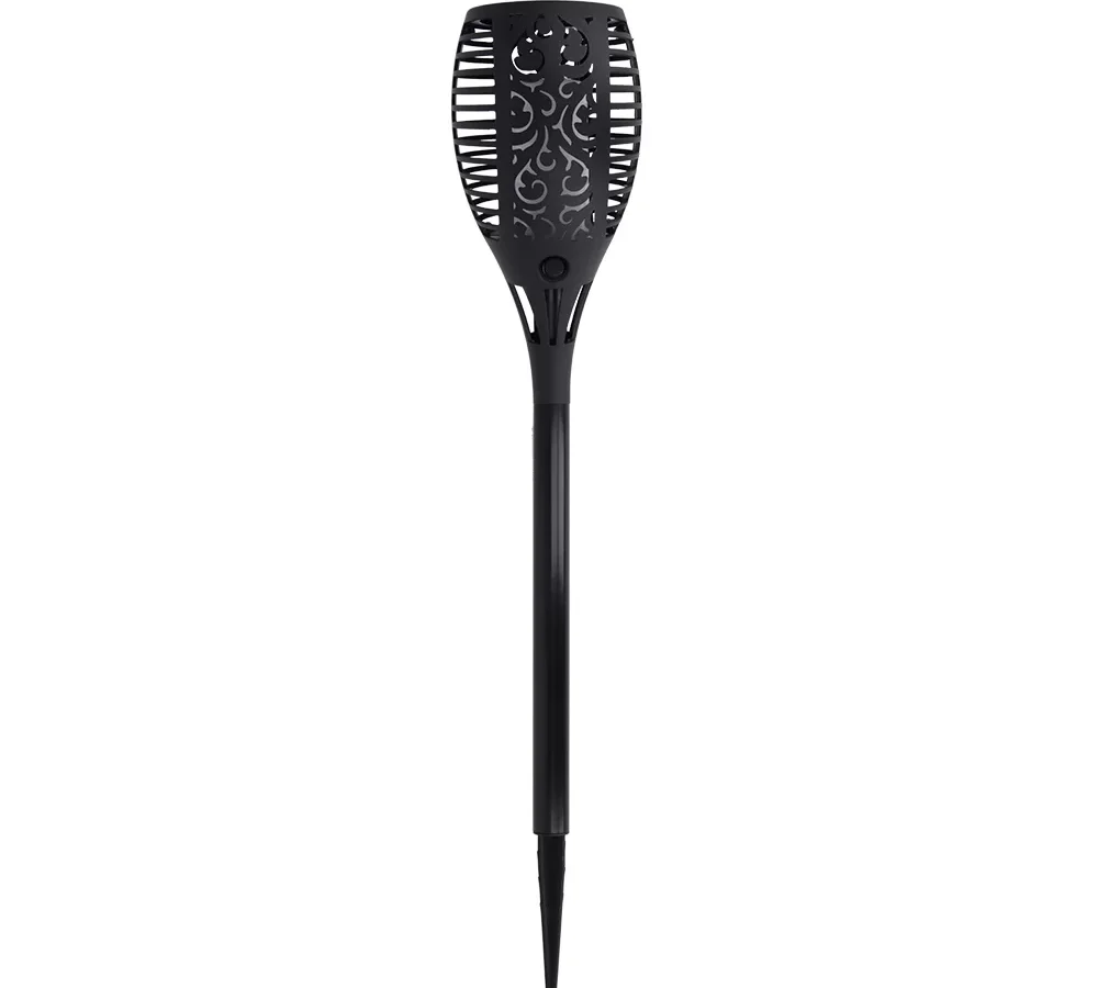 Lampa solara cu efect flacara Forever Light, 12 LED-uri SMD, Lumina Calda, baterie 300mAh, celule Ni-Mh, protectie IP65