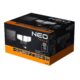 Lampa solara de perete, LED, senzor miscare, 2 moduri iluminare, 10 W, 1000 lm, IP65, NEO  - imagine 2