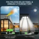 Lampa solara de perete MustWin cu 3 panouri, senzor de miscare, 1000 lm, LED, 112 leduri, 3 moduri, incarcare solara - imagine 4