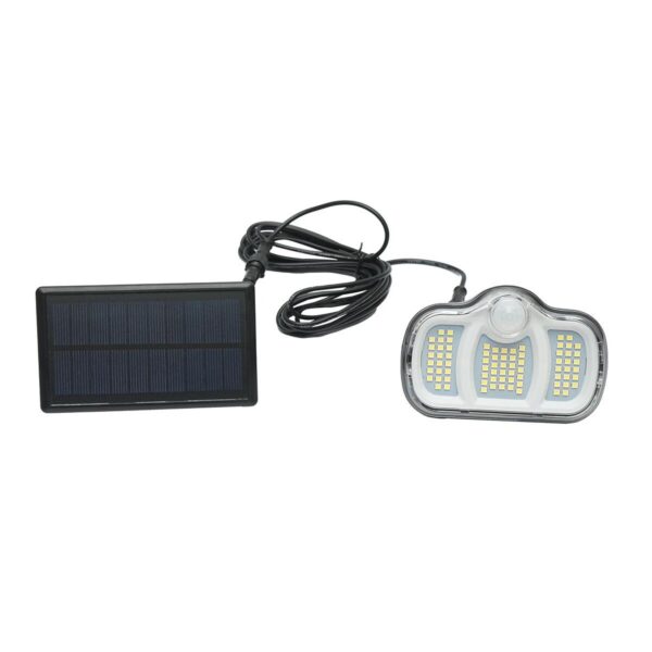 Lampa solara de perete cu senzor de miscare, LED 0.8 W, panou extern, 1200 mAh, IPX4, Breckner Germany - imagine 5