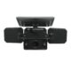 Lampa solara de perete, panou extern, 2000 mAh, 3 moduri, IP65, Breckner Germany - imagine 2