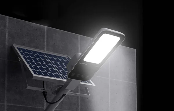 Lampa solara stradala LED Superfire FF5-E, Panou solar, Telecomanda, 897 W, 2000 lm, 20000 mAh - imagine 6