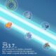 Lampa UV-C cu dubla sterilizare si senzor de prezenta, design italian FUPE, 38W - imagine 3
