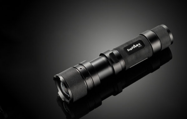 Lanterna LED Supfire F3-L2, ZOOM, 1100 lm, 300 m, incarcare USB, Negru - imagine 4
