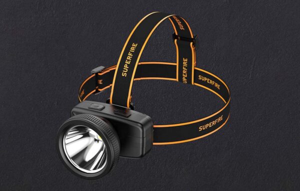 Lanterna LED pentru cap Superfire HL55, 150lm, 270m, 800mAh, incarcare USB-C - imagine 4