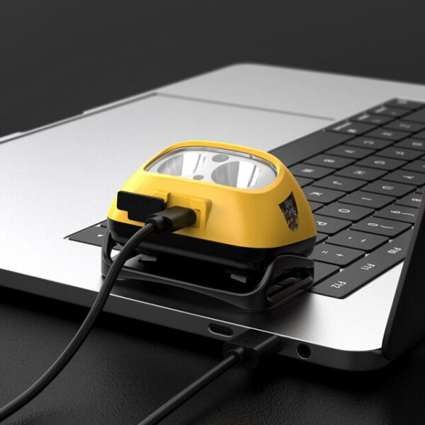 Lanterna LED pentru cap Supfire HL05-S, Waterproof, 500 lm, incarcare USB, control miscare mana - imagine 6